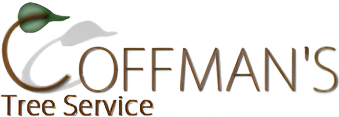 Coffman's Tree Service logo with leaf design.